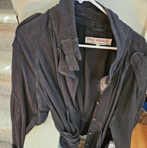 Free people black women's jacket